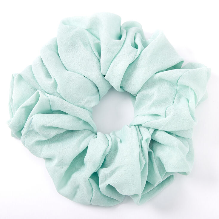 Claire's Chouchou géant en mousseline - Vert menthe