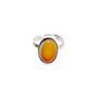 Silver Oval Mood Ring,