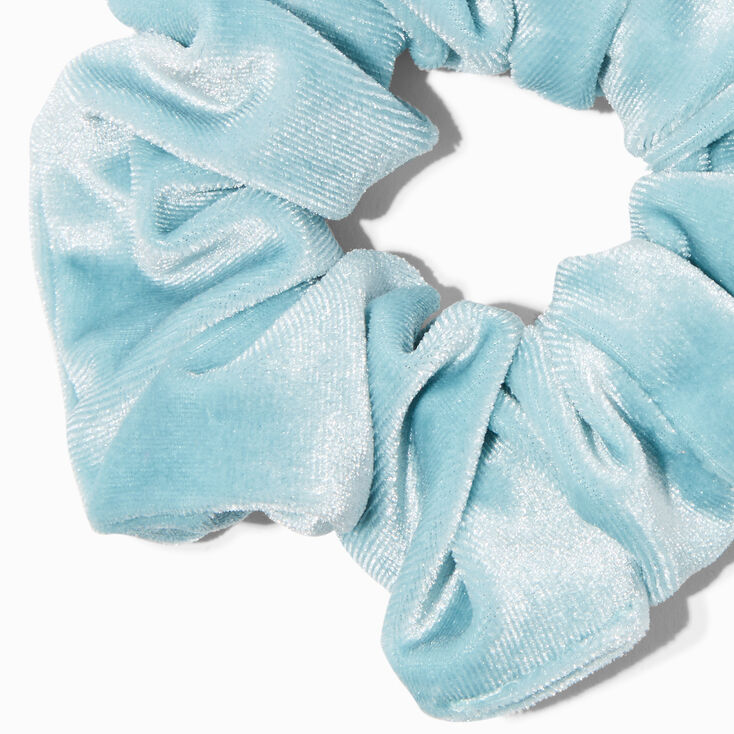 Baby Blue Velvet Hair Scrunchie