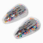 Claire&#39;s Club Dots Shaker Snap Hair Clips - 2 Pack,