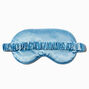 Blue Gem Eyelash Satin Sleeping Mask,