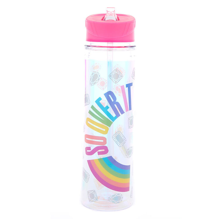 Holographic So Over It Water Bottle,