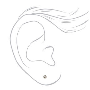 Titanium Crystal Bezel Ear Piercing Kit with Rapid&trade; After Care Cleanser,