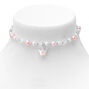 Claire&#39;s Club Pink and Pearl Beaded Crown Jewelry Set - 2 Pack,
