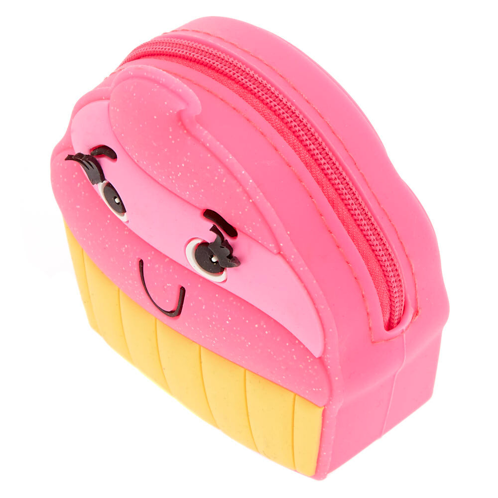 neon pink purse