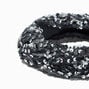 Silver Sequin Knotted Headband,