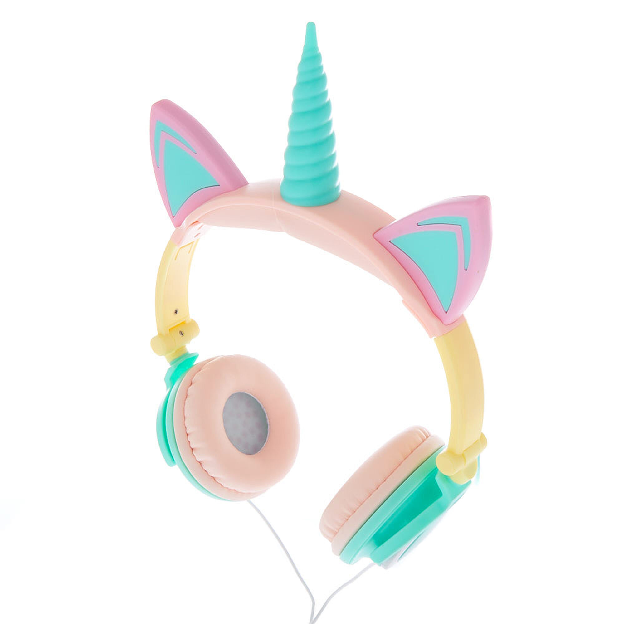 Gabba Goods Rainbow Light Up Unicorn Headphones Claire S Us