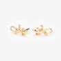 Gold Gecko Stud Earrings,