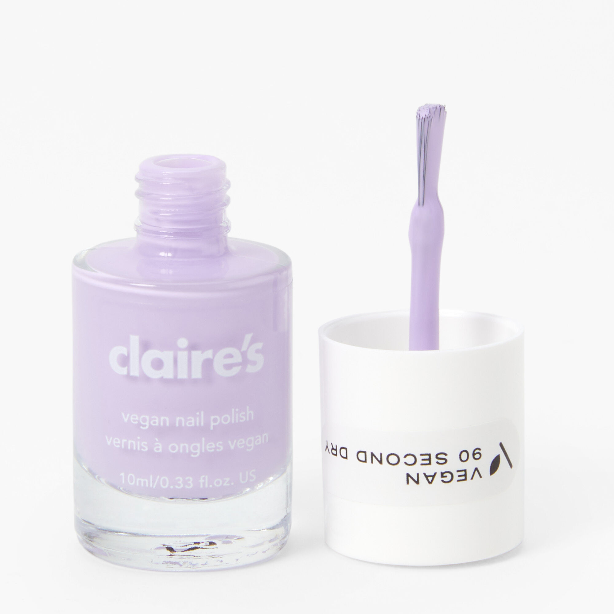 View Claires Vegan Nail Polish Lilac information