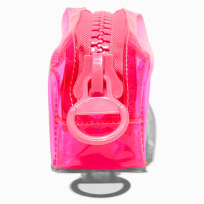 Pink Neon Colorblock Pencil Case,