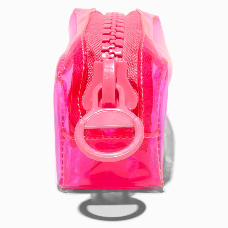 Pink Neon Colorblock Pencil Case,