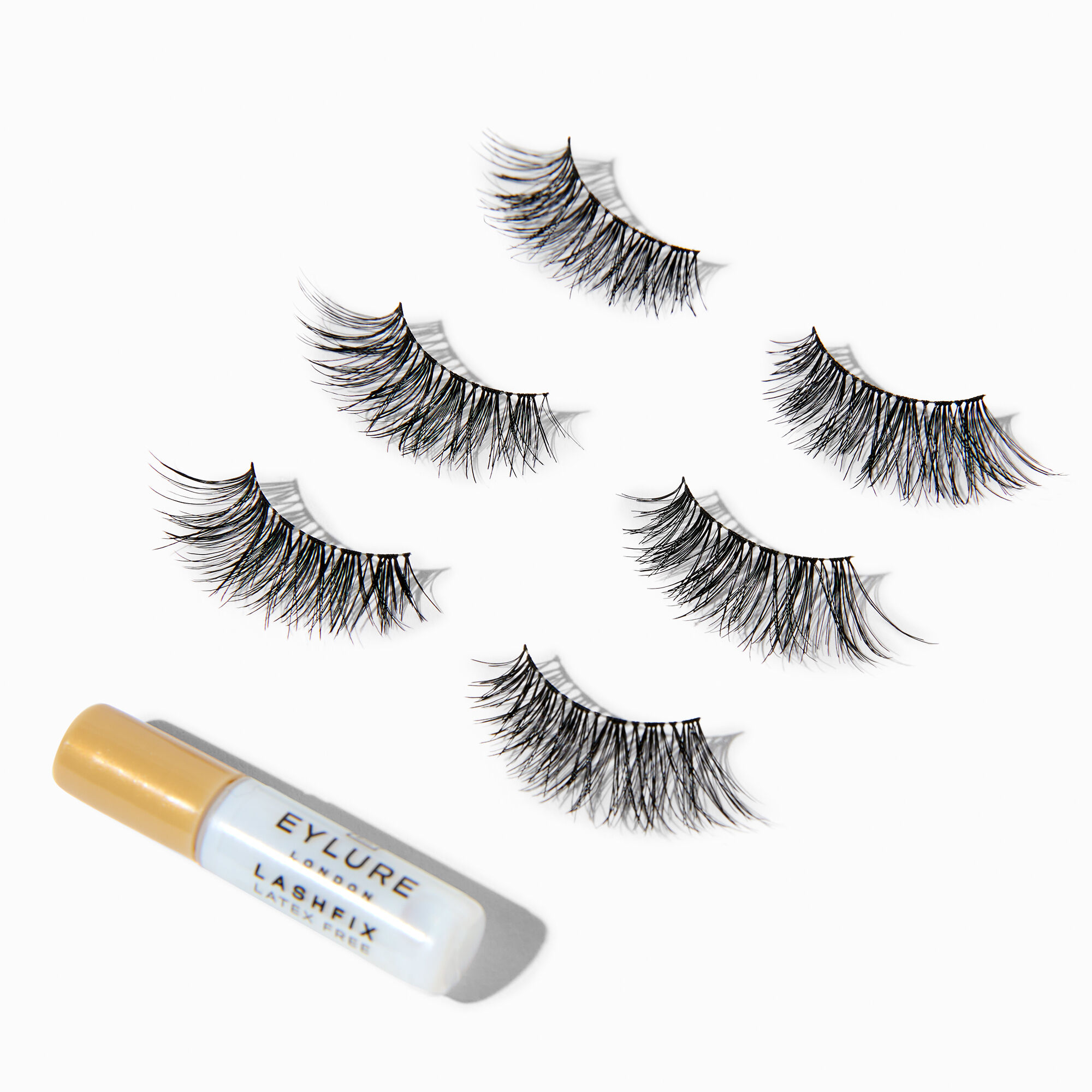 Eylure 3/4 Length False Lashes No. 008 - 3 Pack,