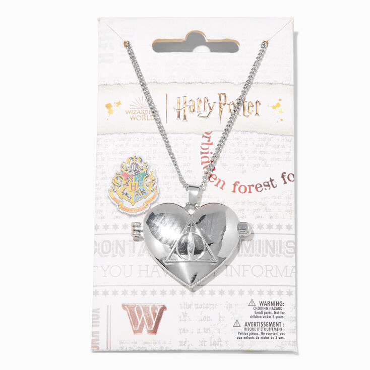 Harry Potter&trade; Wizarding World Silver Heart Locket,