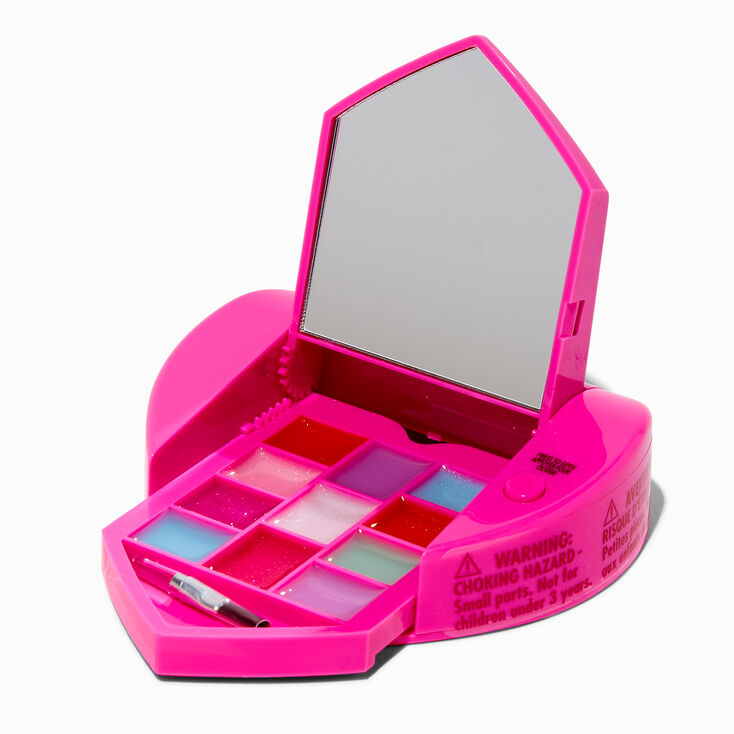 Claire&#39;s Club Rainbow Star Bling Heart Mechanical Lip Gloss Set,