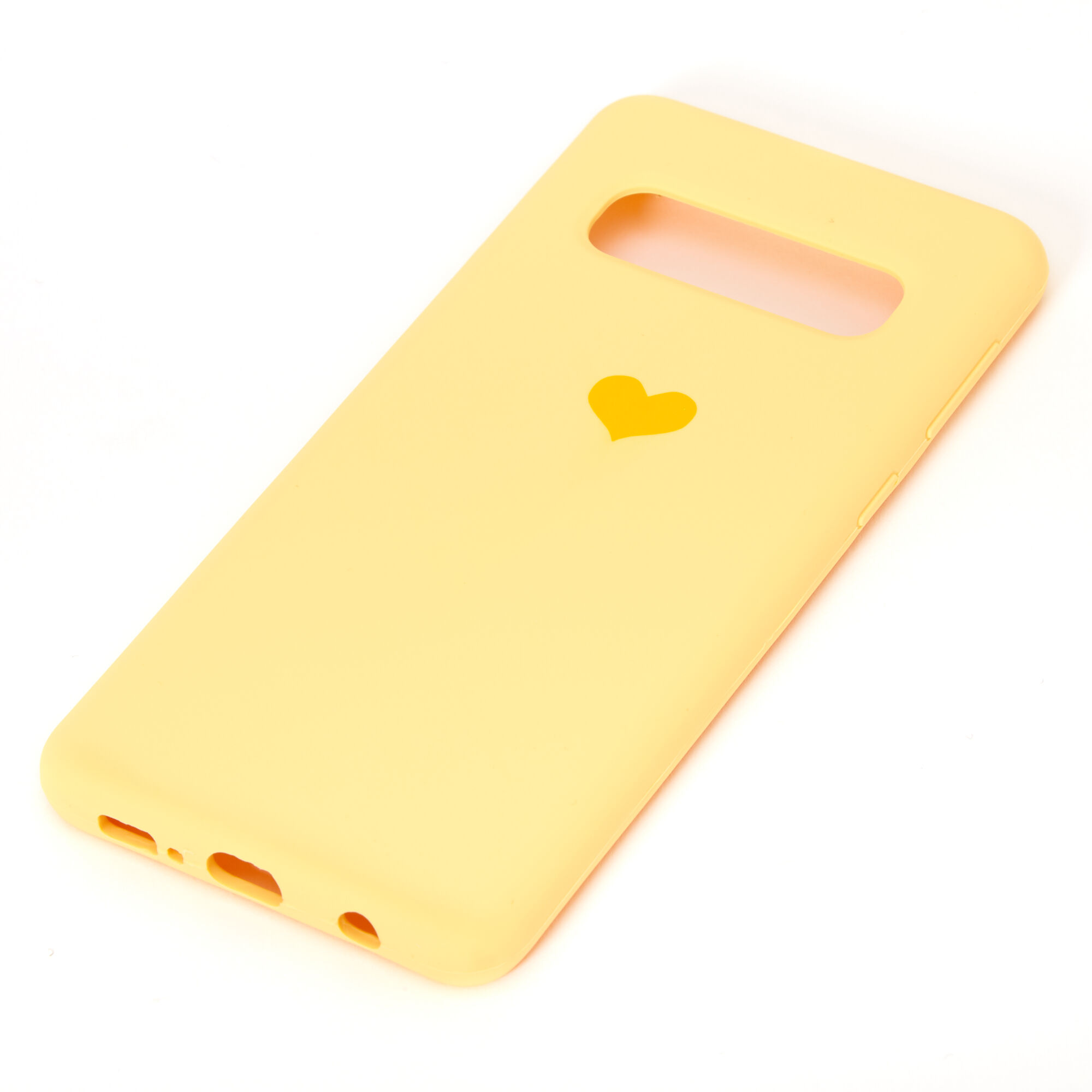 Yellow Heart Phone Case - Fits Samsung Galaxy S10,