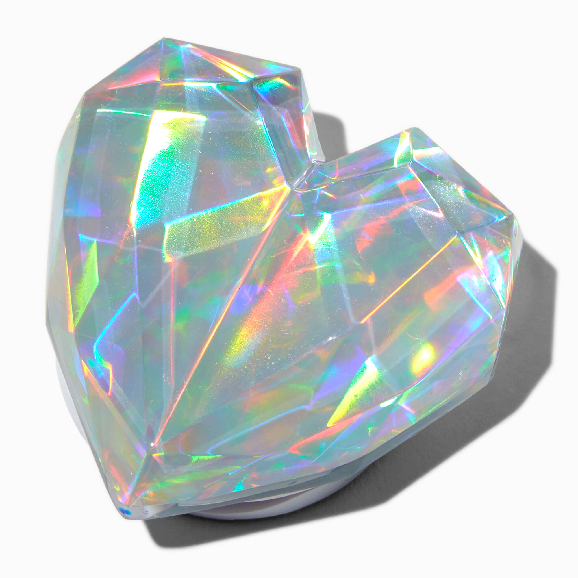 View Claires Holographic Heart Griptok Phone Grip information