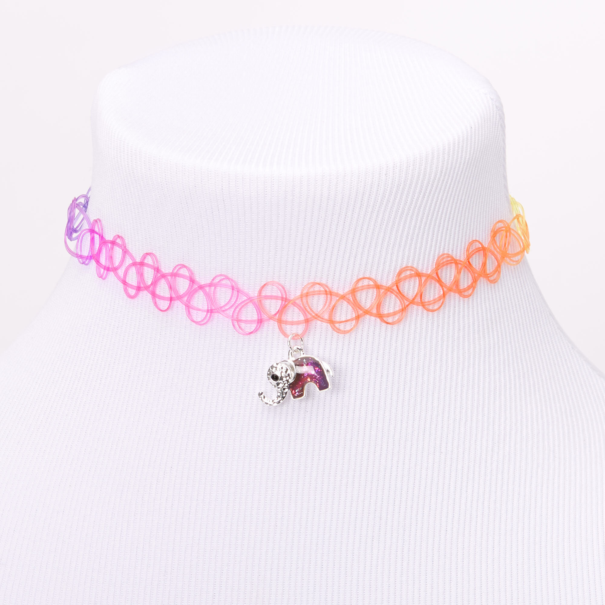 Rainbow sale choker claire's