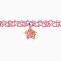 Puffy Star Tattoo Choker Necklace,