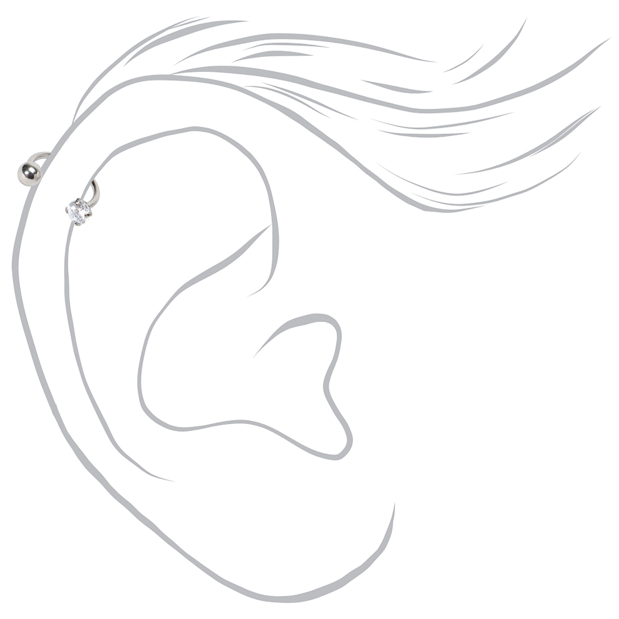 Rook shop piercing claire's