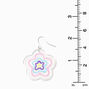 Daisy Outline 1.5&quot; Drop Earrings,