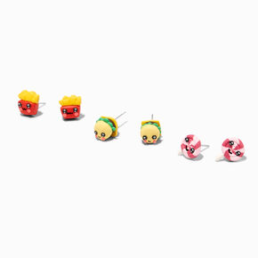 Fast Food Stud Earrings - 3 Pack,