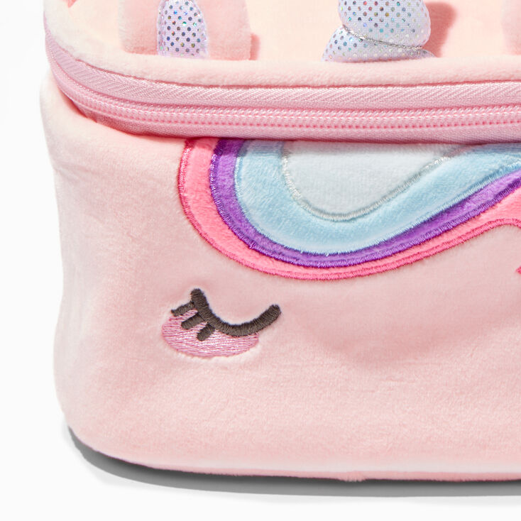 Chibi Unicorn Furry Makeup Bag