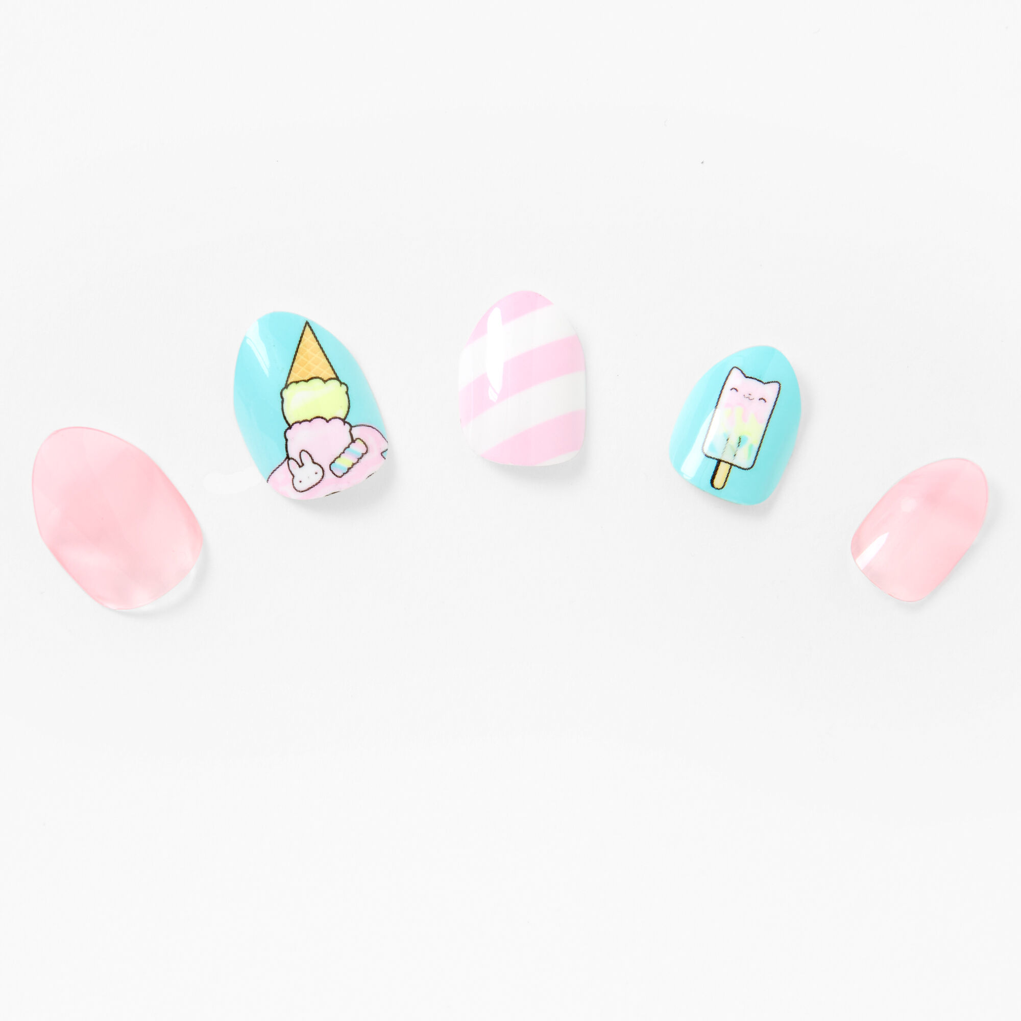 Dippin' Sweets Stiletto Press On Vegan Faux Nail Set (24 pack),