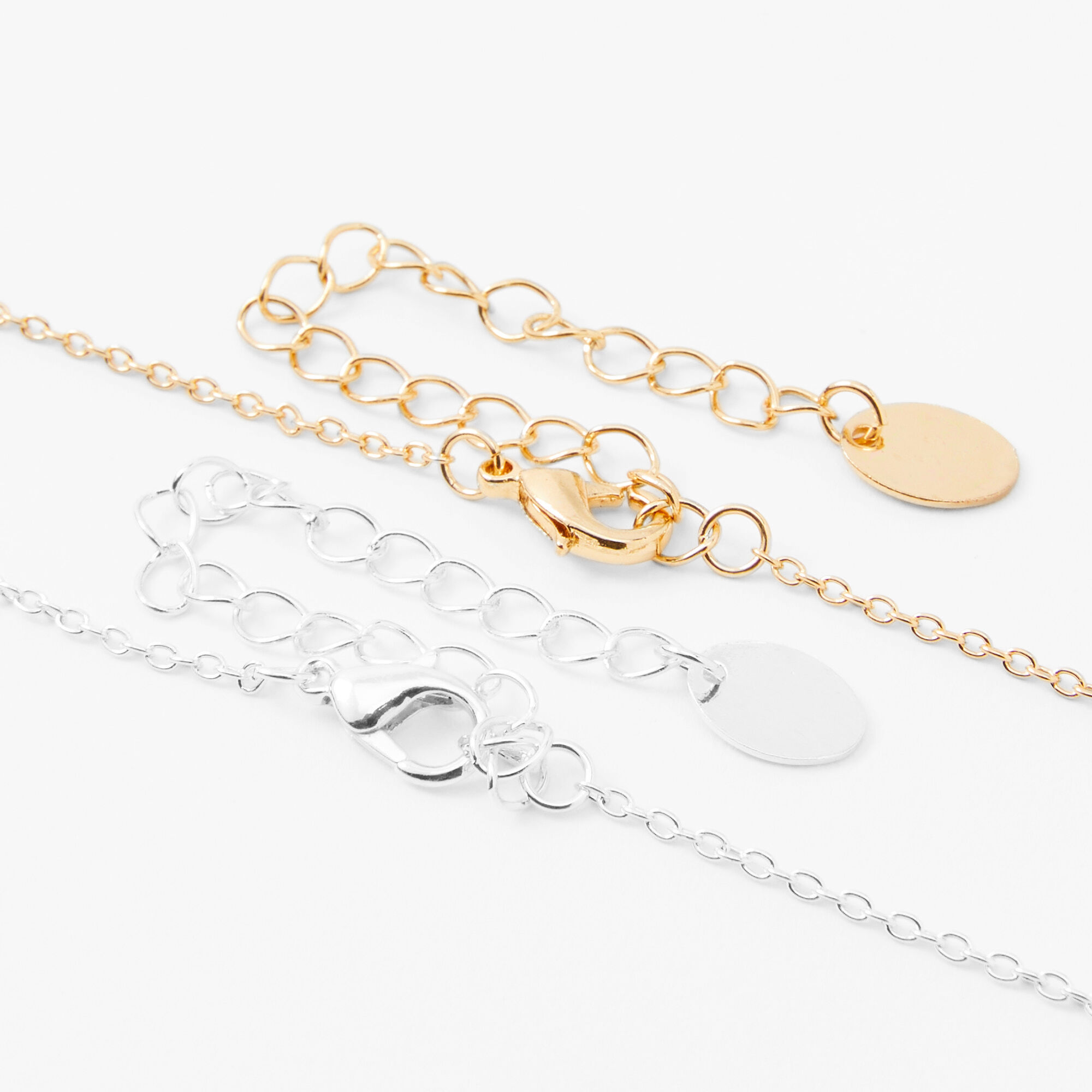 BFF Mixed Metal Necklaces - 2 Pack,
