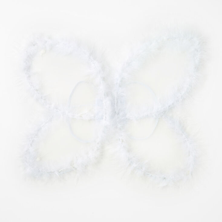Claire&#39;s Club White Feather Nativity Wings,