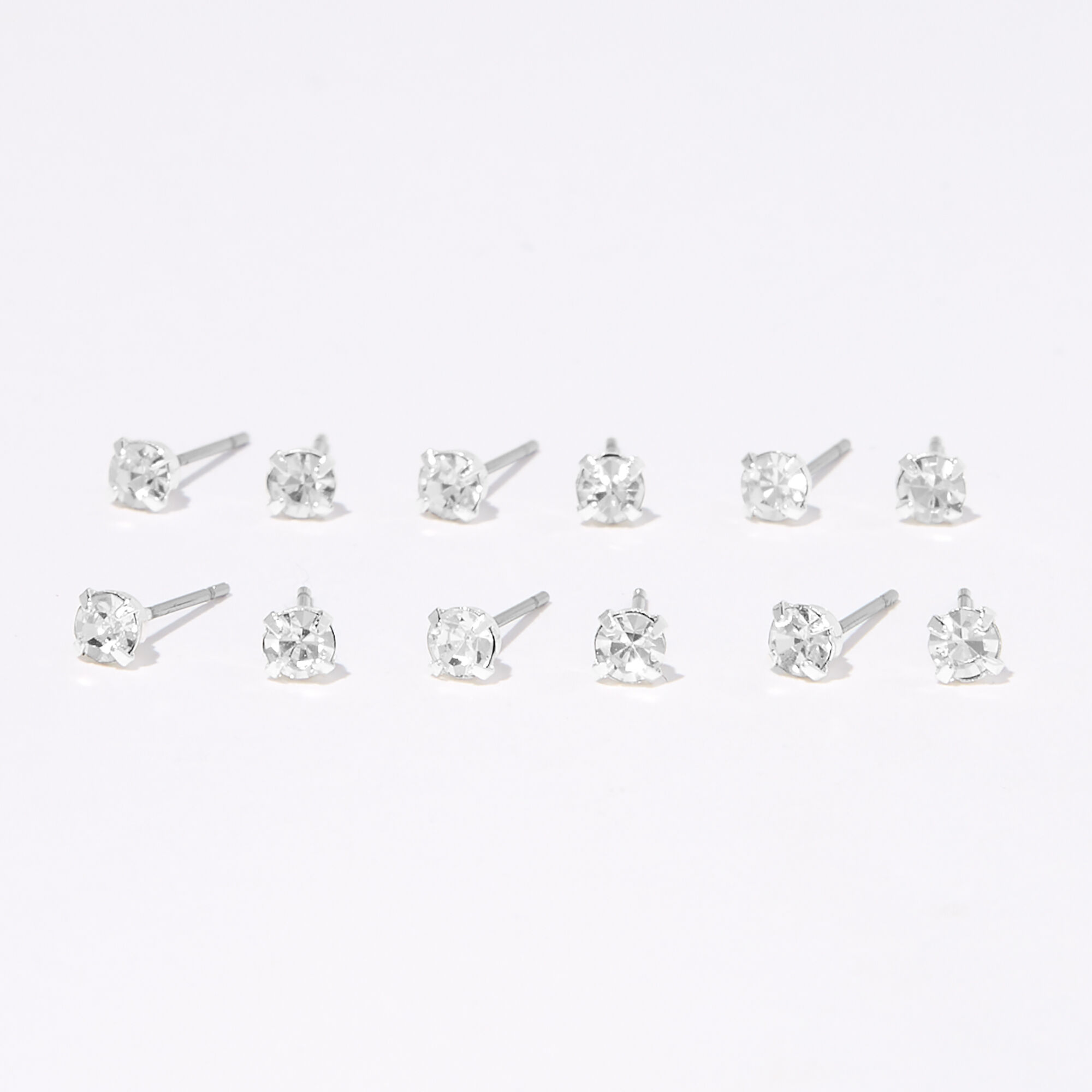 Clear earring discount studs claire's