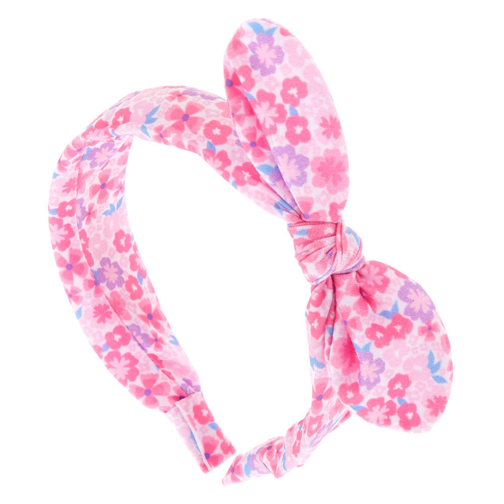Claire's Club Knot Headband - Pink,
