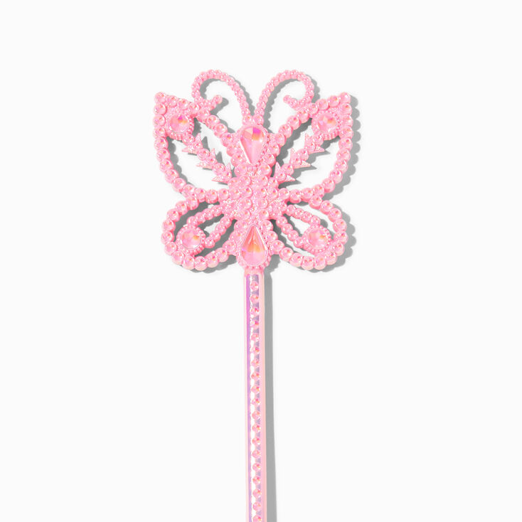 Claire&#39;s Club Pink Butterfly Wand,
