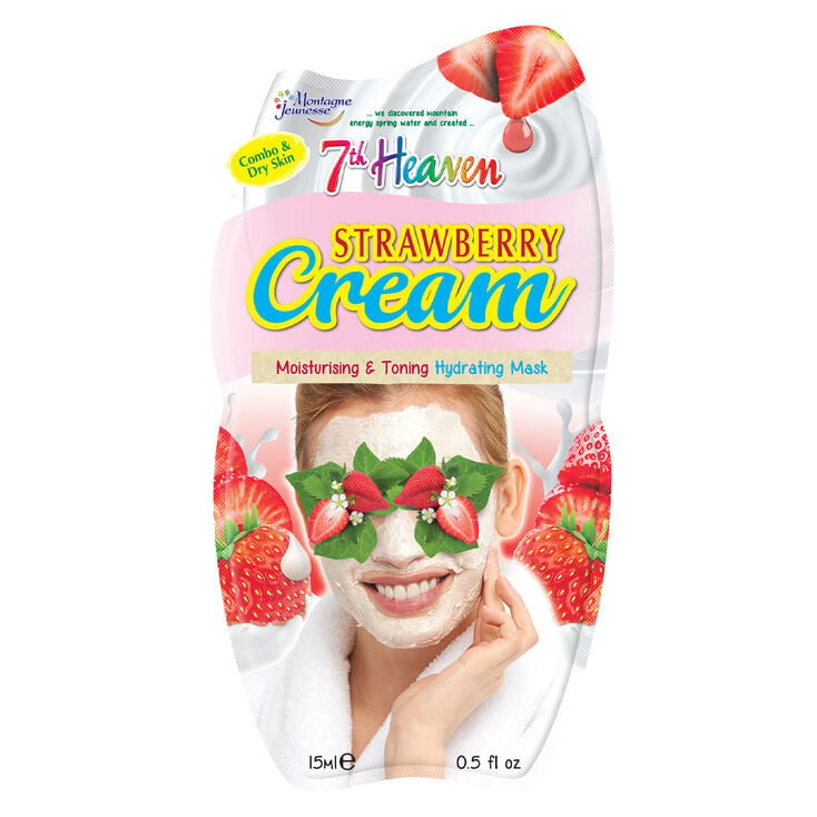Masque pour le visage souffl&eacute; &agrave; la fraise 7th Heaven,