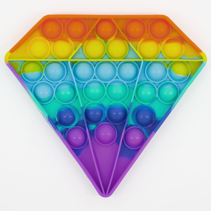 Rainbow Push Poppers Fidget Toy &ndash; Styles May Vary,