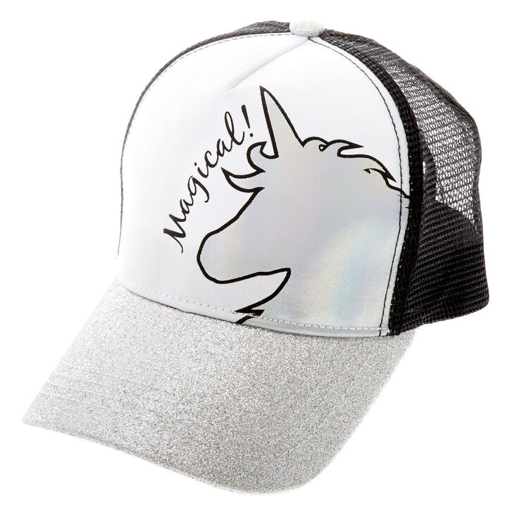 Magical Unicorn Trucker Hat Claire S Us