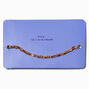 Gold-tone Sicily Chain Anklet,