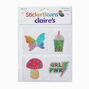 StickerBeans&reg; x Claire&#39;s Girl Power Rhinestone Sticker Set - 4 Pack,