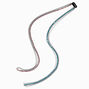 Pink &amp; Blue Rhinestone Chain Hair Extension,