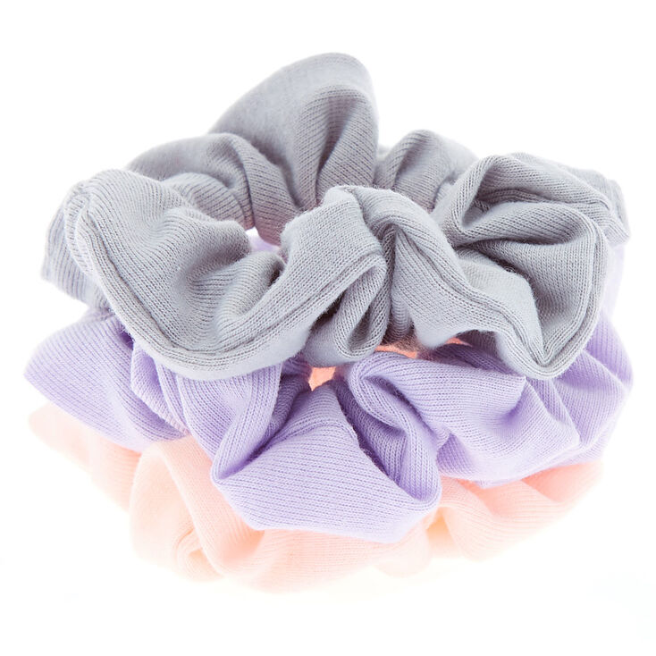 Small Pretty Pastel Hair Scrunchies - 3 Pack,