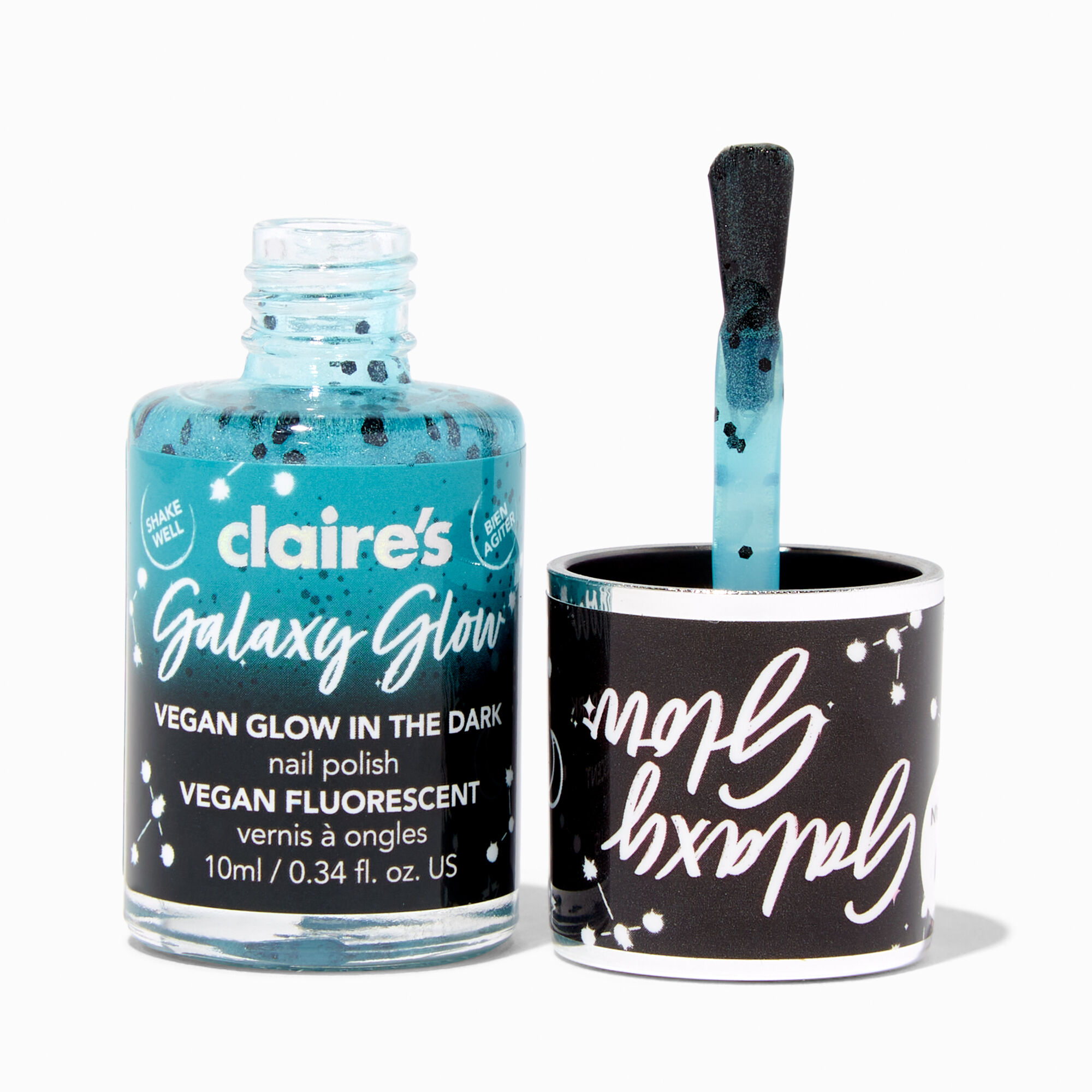 View Claires Galaxy Glow Vegan In The Dark Nail Polish Space information