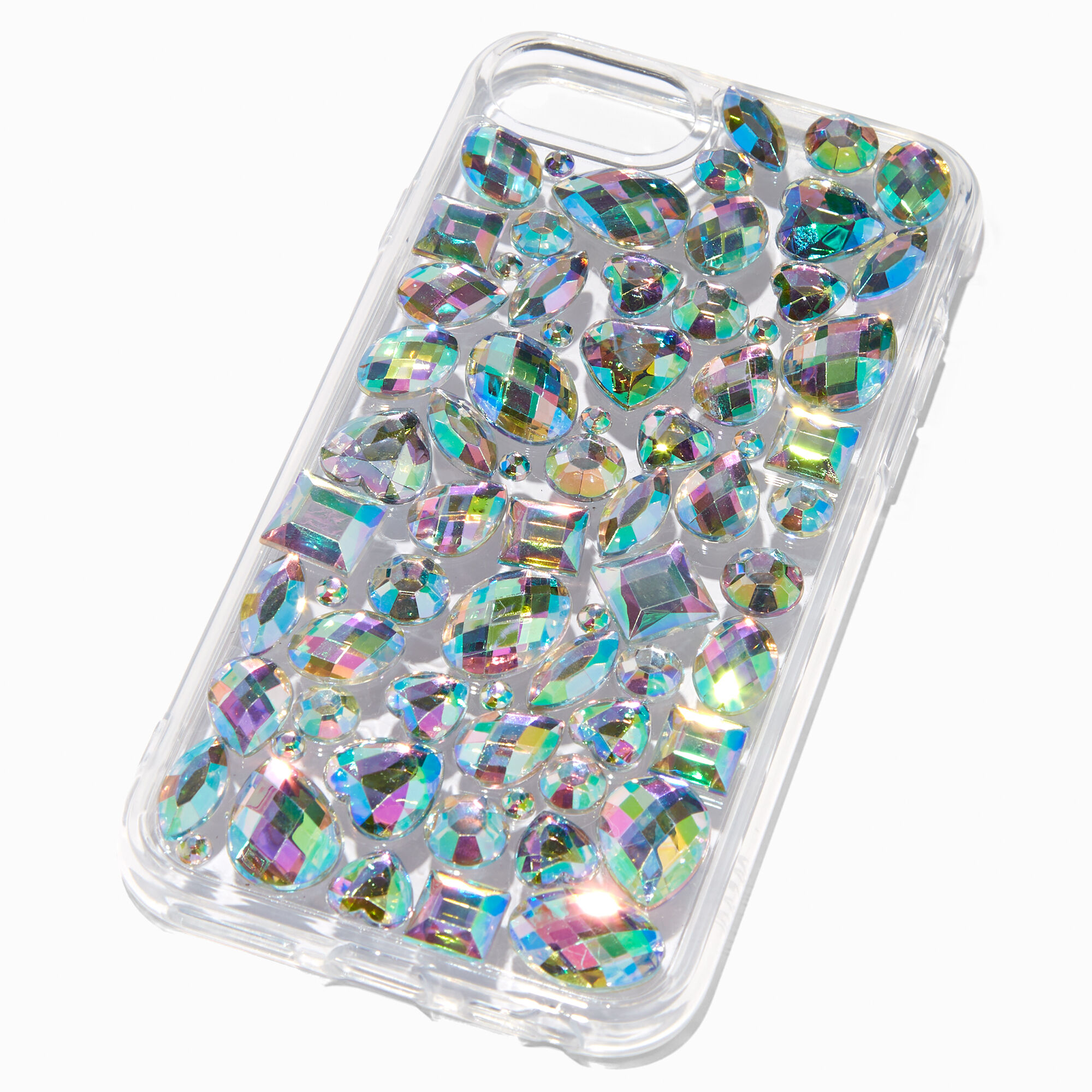 Holographic Gemstone Protective Phone Case Fits iPhone 6 7 8 SE