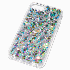 Coque de protection pour portable avec strass holographiques - Compatible avec iPhone&reg;&nbsp;6/7/8/SE,