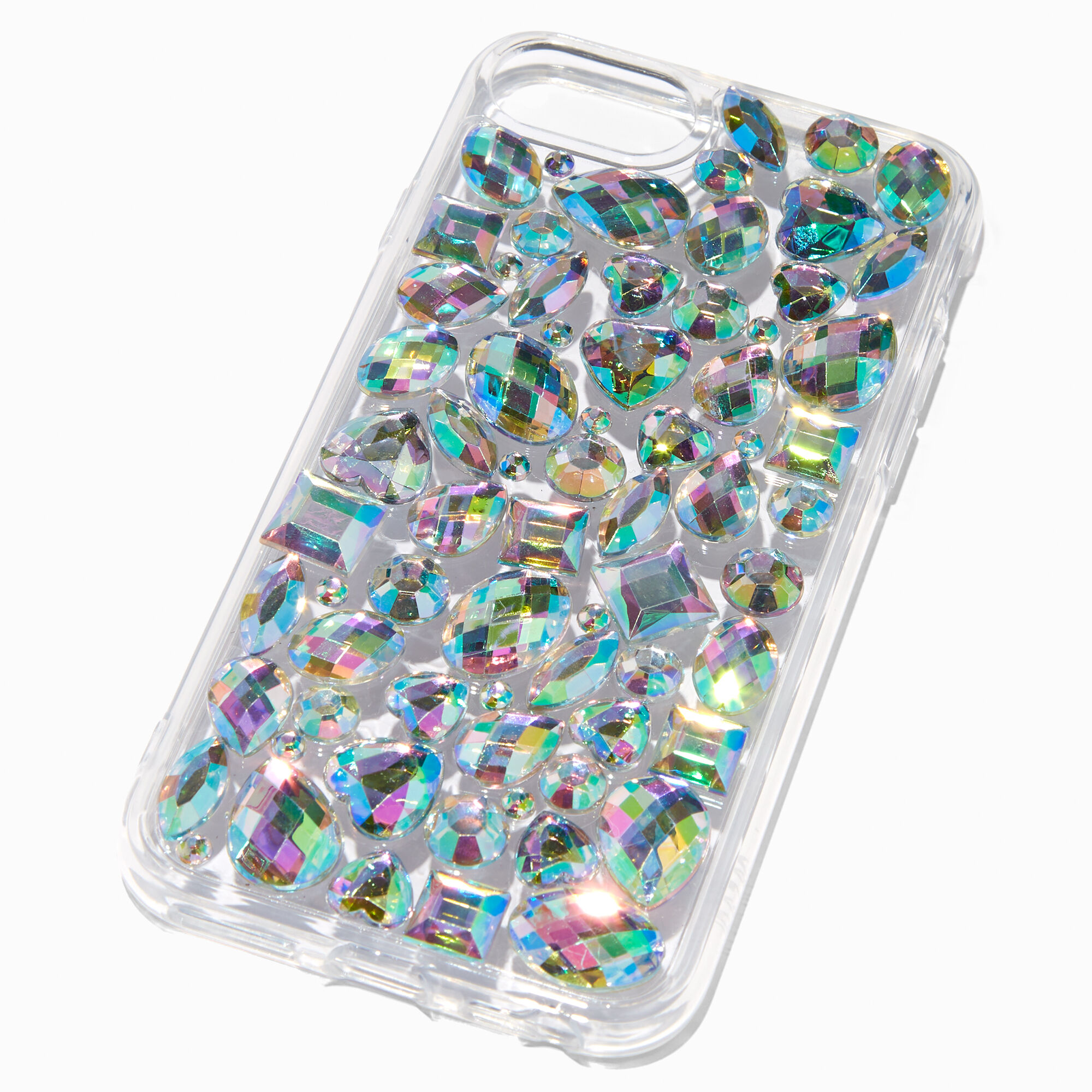 View Claires Holographic Gemstone Protective Phone Case Fits Iphone 678se information