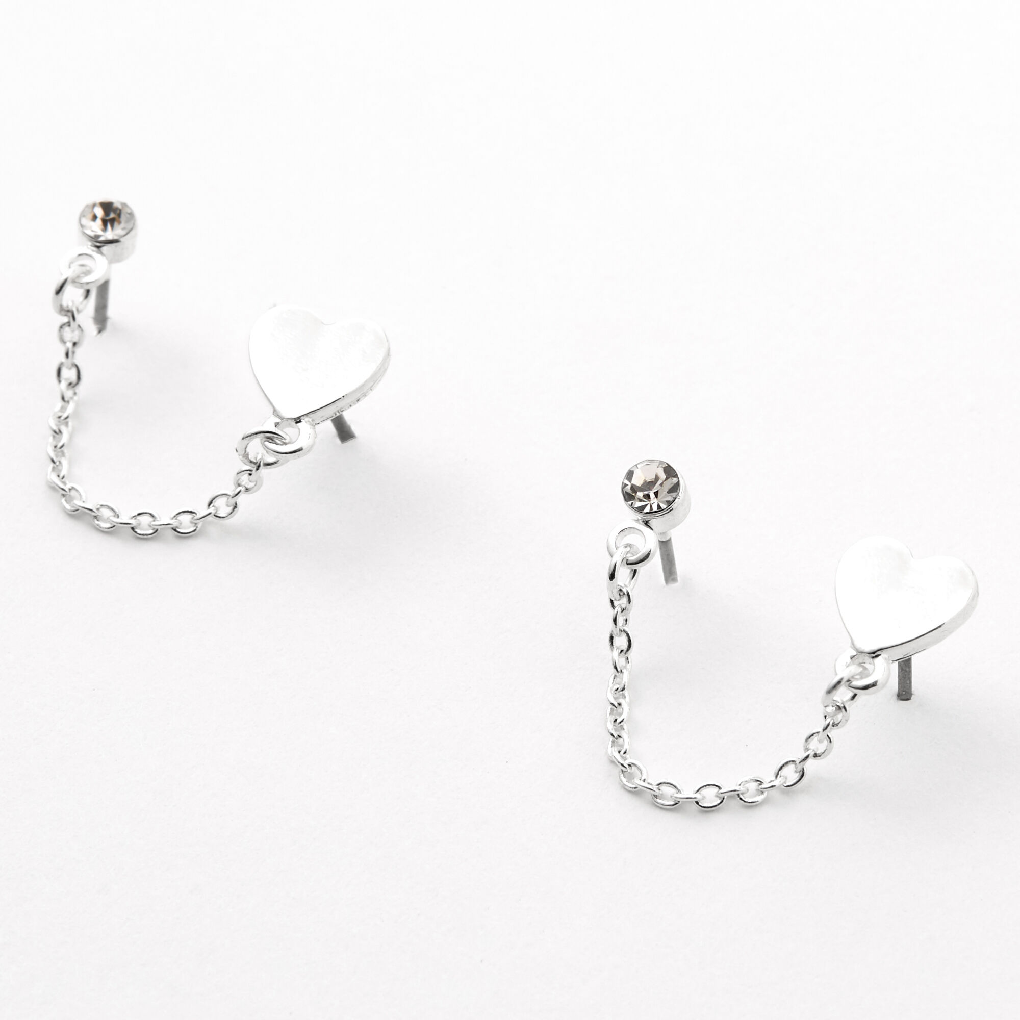 Double piercing clearance earrings claire's