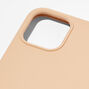 Solid Taupe Silicone Phone Case - Fits iPhone&reg; 12 Pro Max,