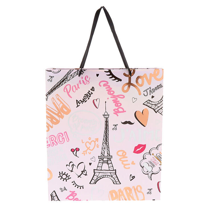 Extra Large Paris Gift Bag - Pink,