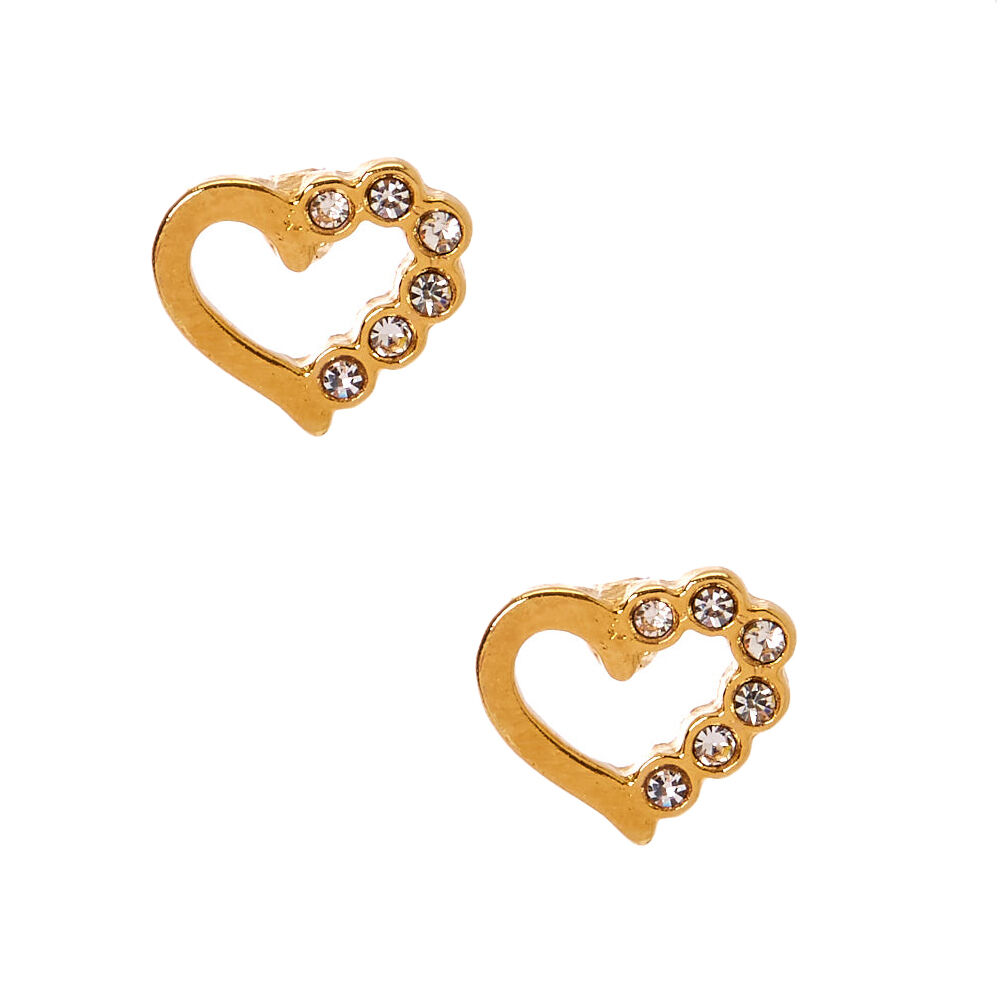 Claire's 18k discount gold earrings