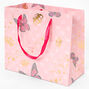 Sac cadeau couronne papillon rose,