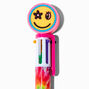 Daisy Happy Face Tie Dye Multicolored Pen,