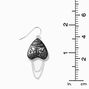 Silver Ouija Planchette 2&quot; Drop Earrings,